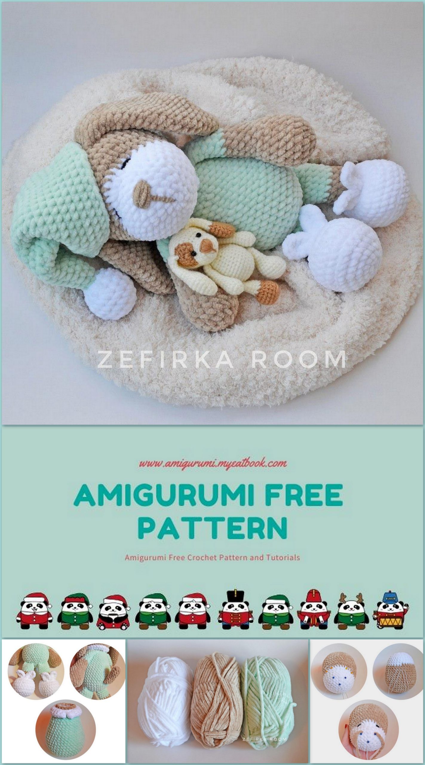 Amigurumi Velvet Dog in Pajamas Free Crochet Pattern   amigurumi ...