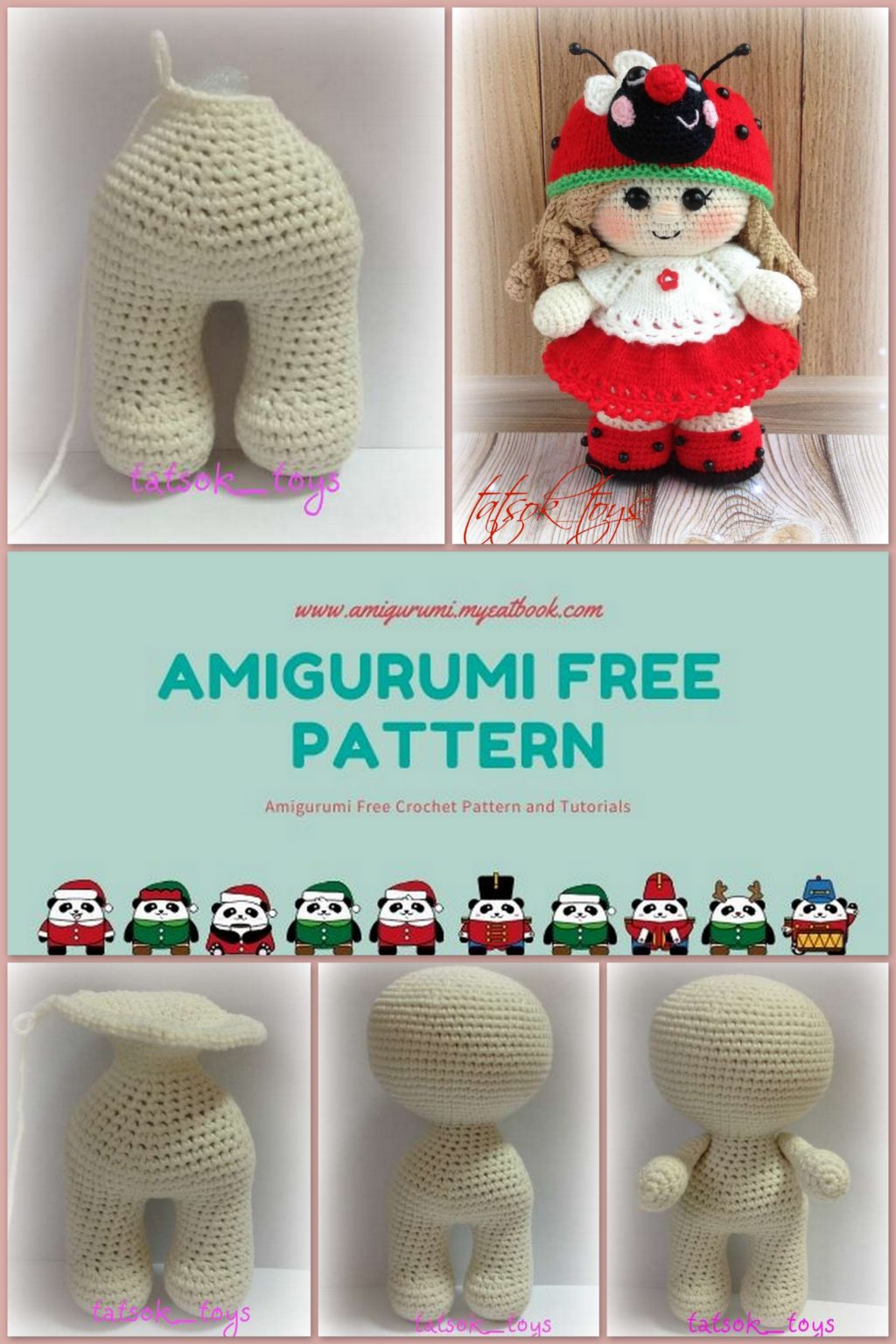 Amigurumi Ladybug Baby Doll Free Crochet Pattern – amigurumi.toys