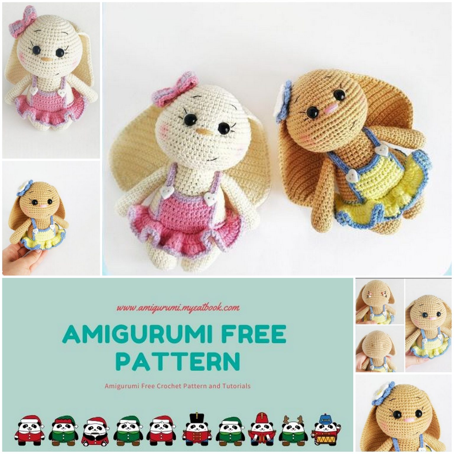 Amigurumi Cute Bunny Free Crochet Pattern – amigurumi.toys