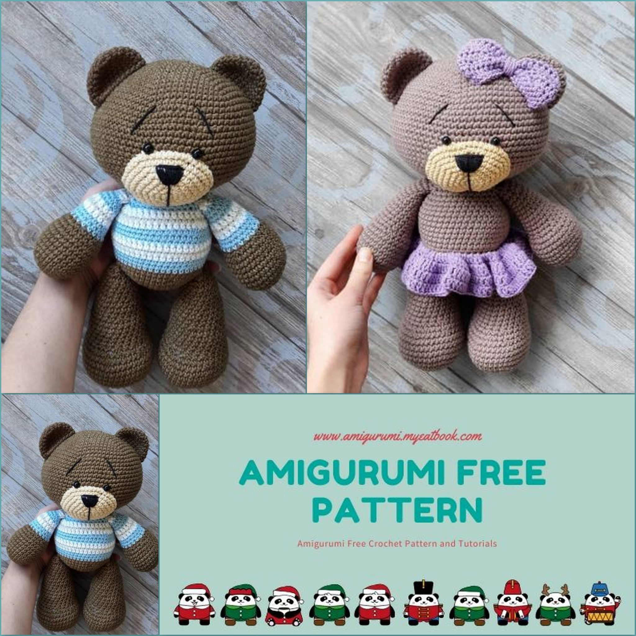 Amigurumi Bear Toma Free Pattern – amigurumi.toys