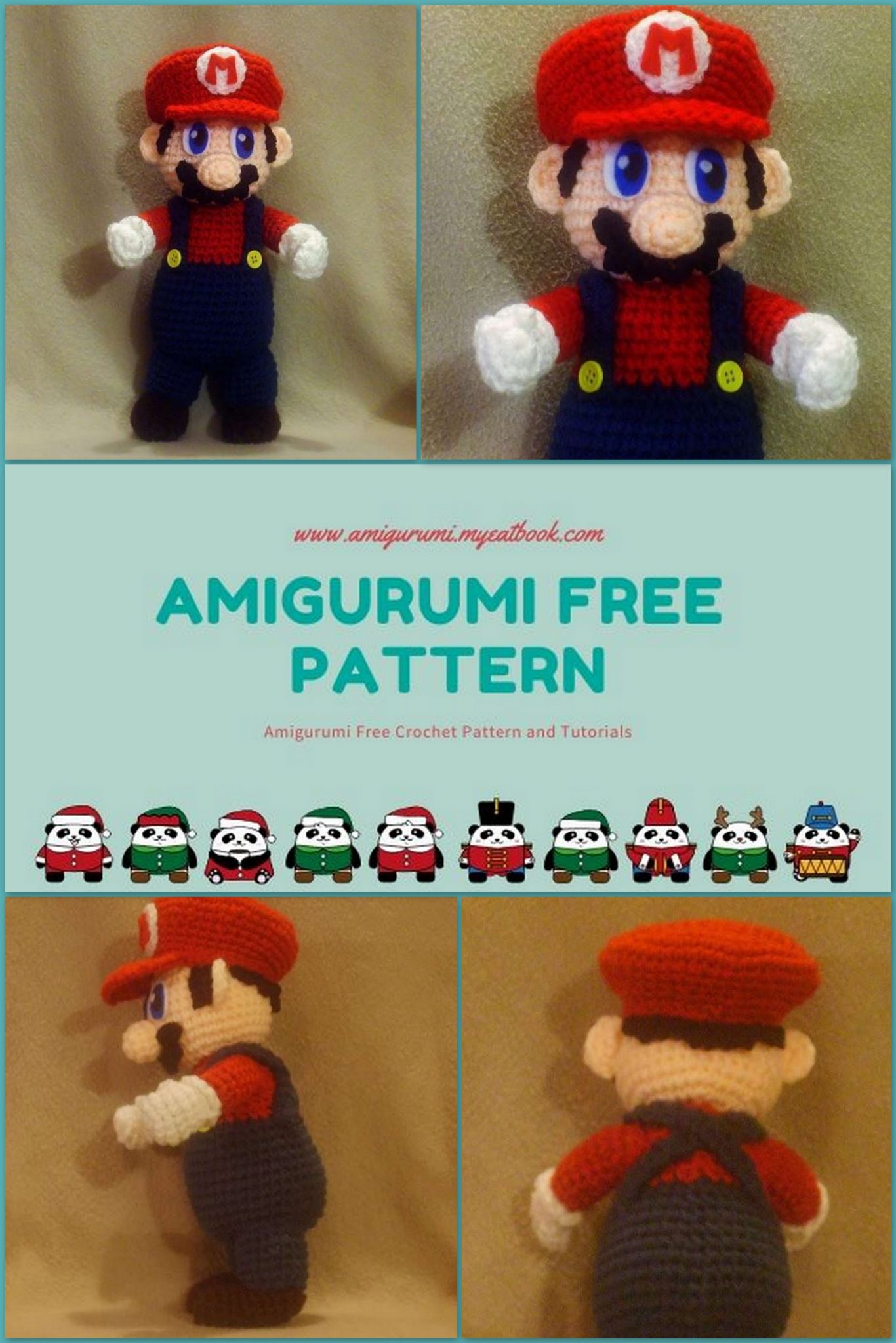 Amigurumi Mario Free Crochet Pattern amigurumi.toys