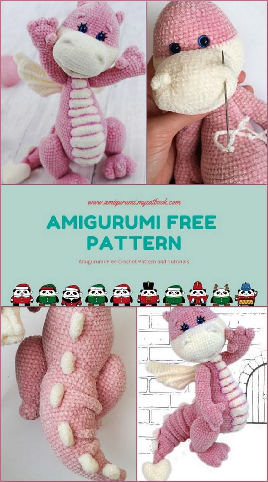 Amigurumi Dragon Free Crochet Pattern - Amigurumi.myeatbook.com 877